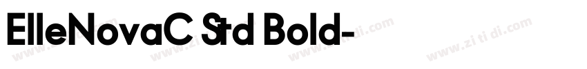 ElleNovaC Std Bold字体转换 ElleNovaC Std Bold字体转换